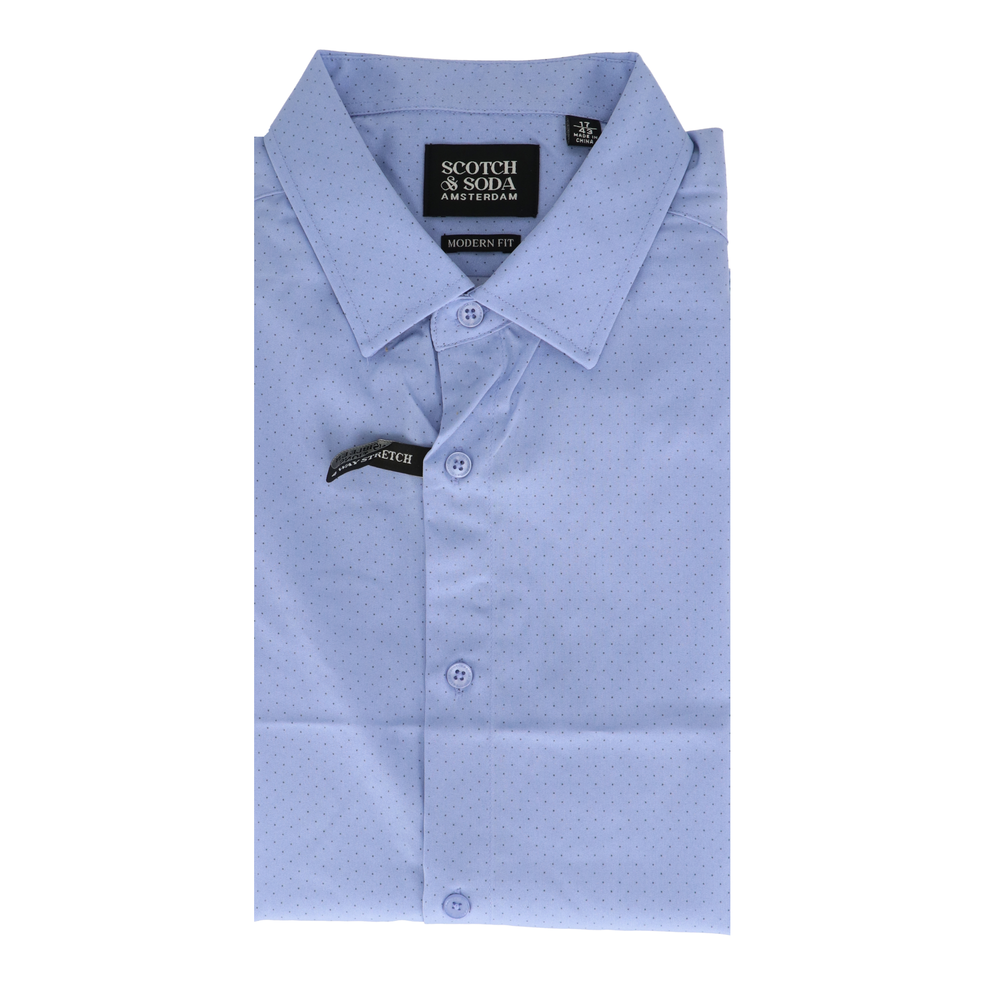 Scotch & Soda Mens Light Blue Dress Shirt MSRP $110 | eBay