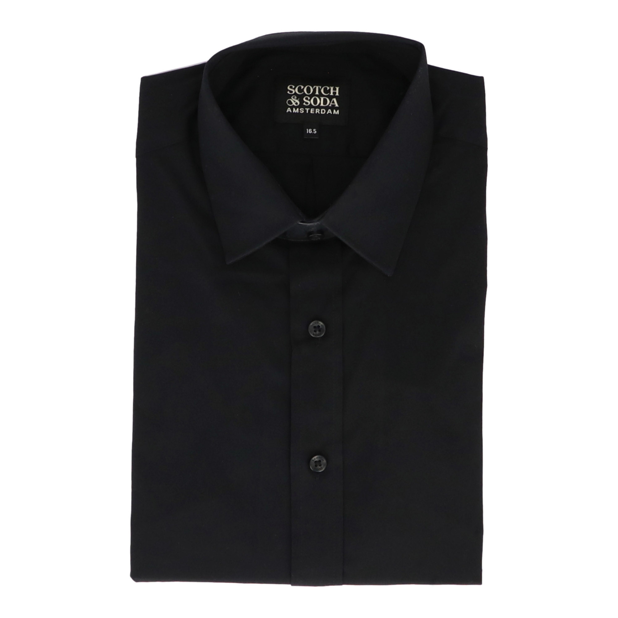 scotch and soda dress shirt Scotch & Soda Mens Black Dress Shirt MSRP $145